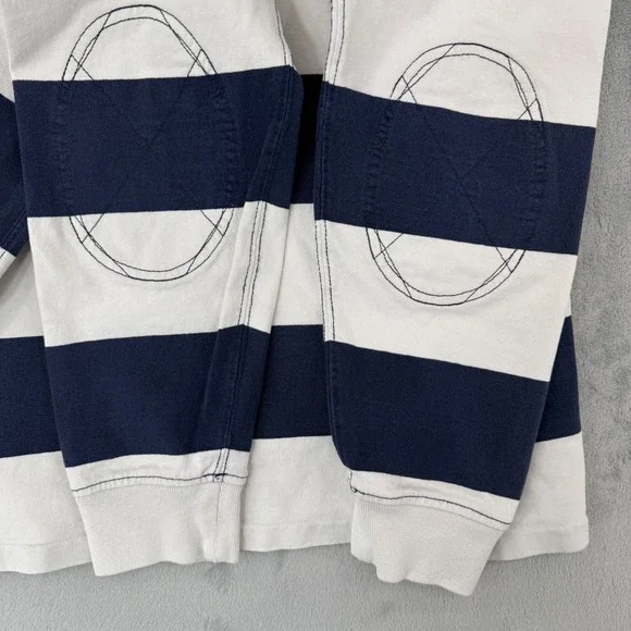 Vintage Polo Ralph Lauren Mens Rugby Shirt Striped Great Britain 1934 Size Large - Picture 5 of 12